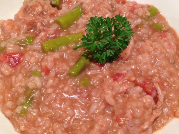 Chicken and Asparagus Risotto