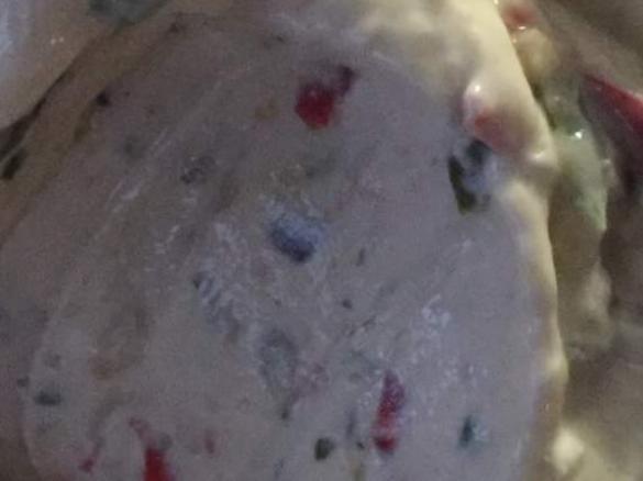 Knightsy mango chives dip