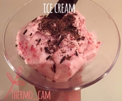 Healthy Lime, Raspberry & Coconut Ice Cream