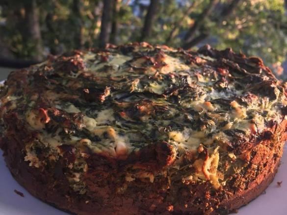 Ditch the Carbs LCHF Spinach and Feta Pie