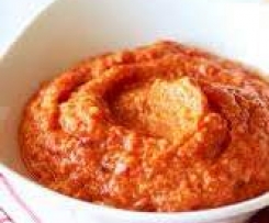Roasted Capsicum Dip with Beans