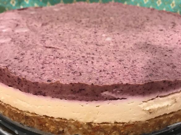 Raw Blueberry Cashew Cheesecake (Dairy Free)