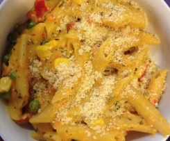 Herb and Garlic Pasta with vegies