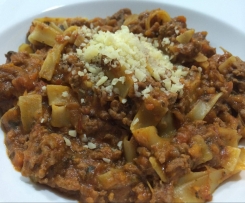 Spag Bol in one bowl