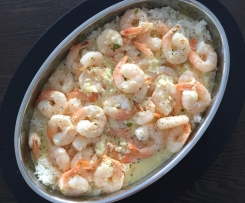 Creamy Garlic Prawns