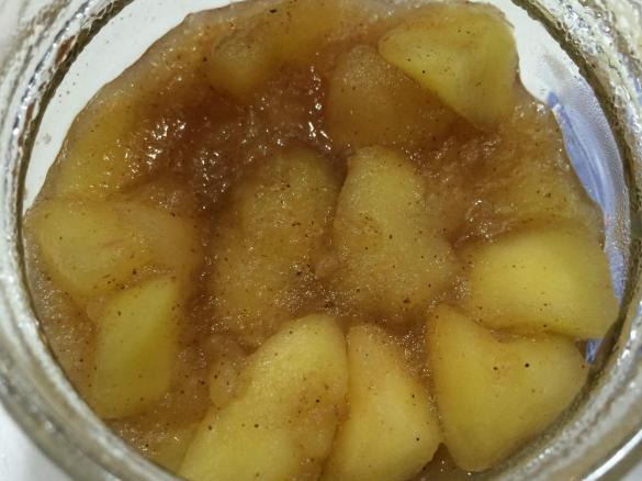 Apples and Pears in orange juice