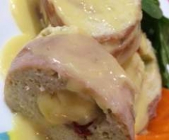 All In One - Chicken, Mozzarella and Sundried Tomato Meatloaf with Creamy Sauce, and Chicken and Sweet Corn Soup