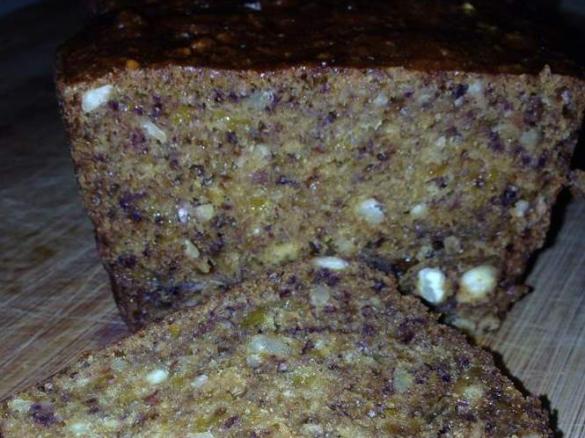 Banana, Almond and Apricot Loaf