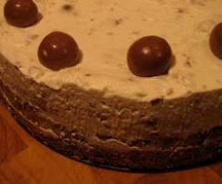 No Bake Malteser Cheesecake