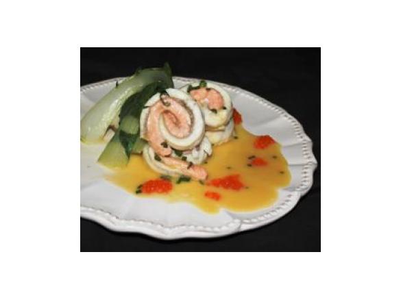 Steamed Fish with Lemon Myrtle Chive Beurre Blanc