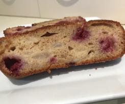 Gluten Free Pear and Raspberry Bread