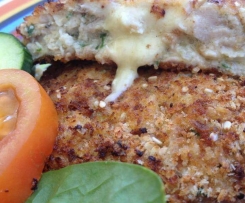 Crispy Cheesy Chicken Burgers
