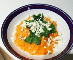 Tomato, Spinach & Feta Risotto 
