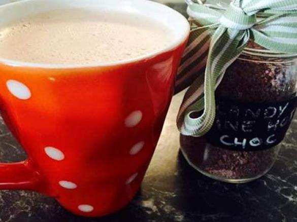 Candy Cane Hot Chocolate