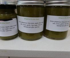 Variation Jalapeno and Lime sauce