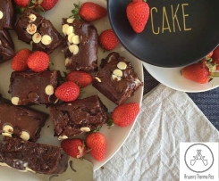 Bittersweet Double Choc Chip Brownies