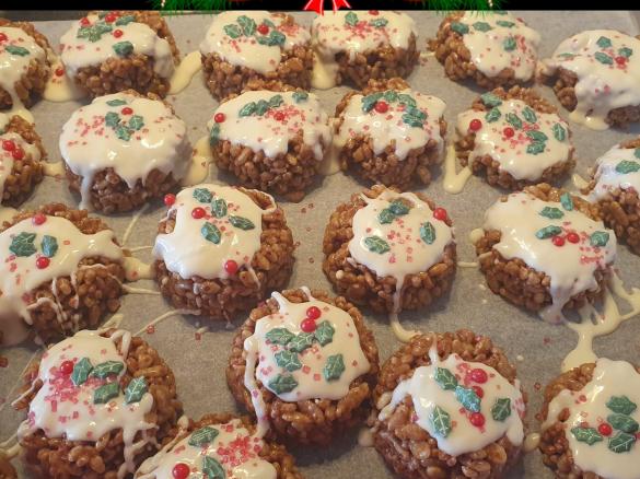 Mars Bar Christmas Crackles