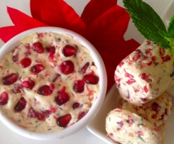 Pomegranate, ginger and mint butter.