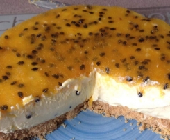 Lemon and Passionfruit Cheesecake