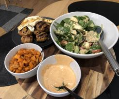 Creamy spiced yoghurt dressing