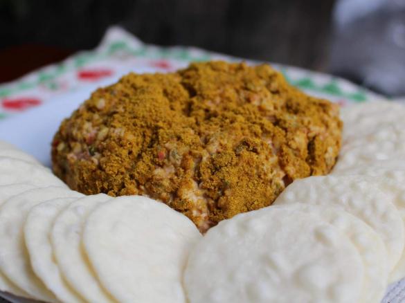 Curry Cheese Ball Dip