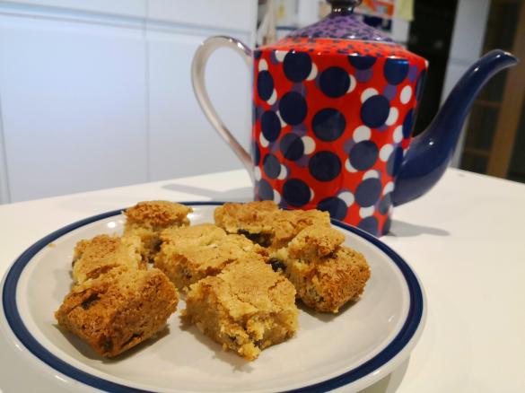 Sultana & coconut slice