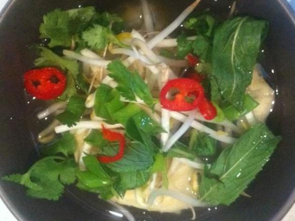 Chinese beef and dumpling soup