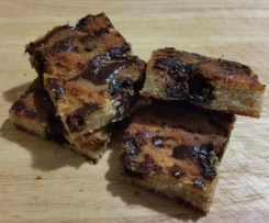 Coconut Choc Chunk Bars (Gluten, Dairy and Refined Sugar Free)