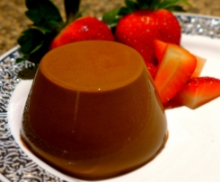 Dairy free, Almond milk chocolate panna cotta (using home made almond milk)