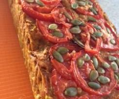 vegan chickpea loaf