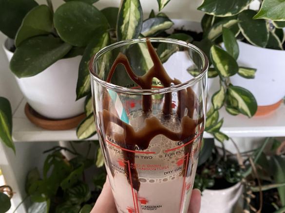 Thermomellies Banana & Nutella milkshake