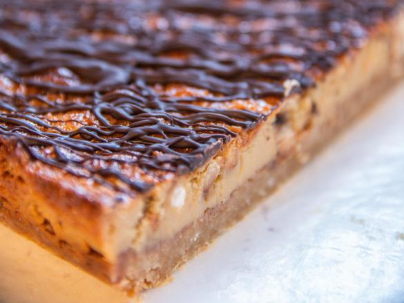 Caramel Hazelnut Slice