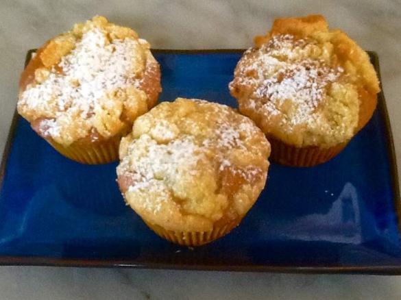Coffee streusel muffins