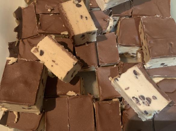 No Bake Cookie Dough Slice