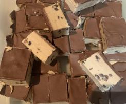 No Bake Cookie Dough Slice