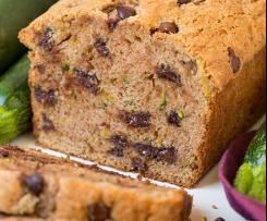 Choc-chip zucchini banana cake