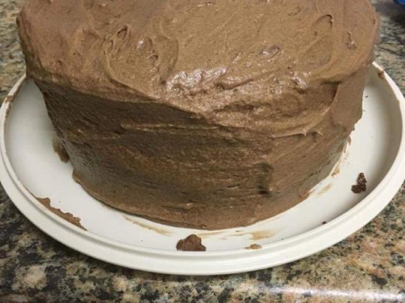 Chocolate birthday cake