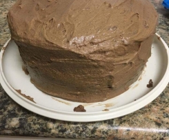 Chocolate birthday cake