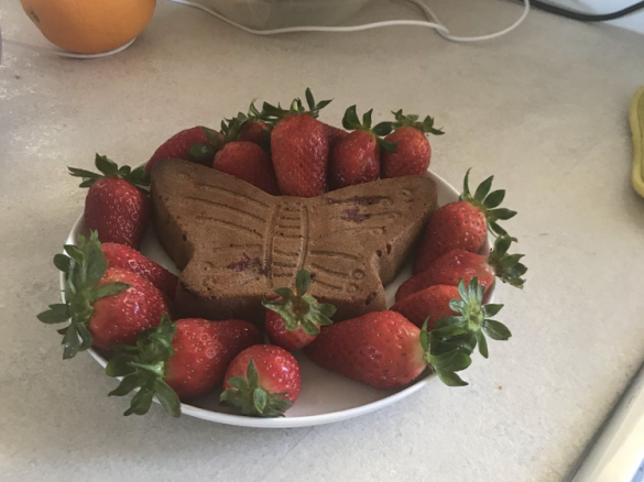 Carob choc chip Banana Muffins