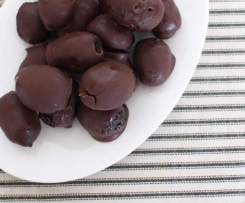 Chocolate and prune Easter eggs