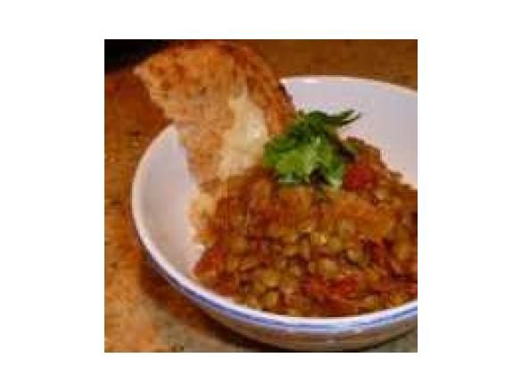 East Meets West (Midwest Chilli with Naan Bread)