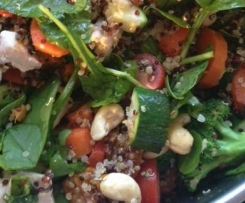 Warm Chicken, Quinoa & Pumpkin Salad