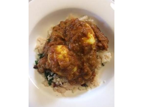 LCHF egg curry