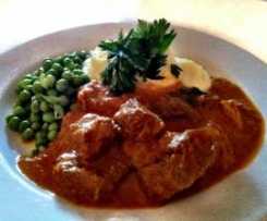 Clean Creamy beef curry