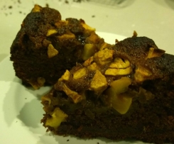 Chocolate and pear cake