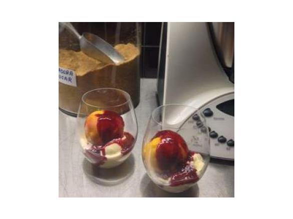 Thermomix Peach Melba