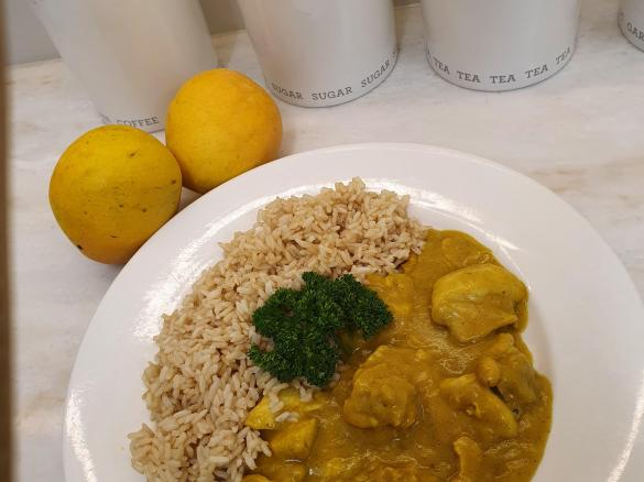 Chicken mango curry