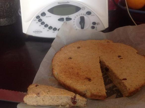 healthy oat and fruit slice