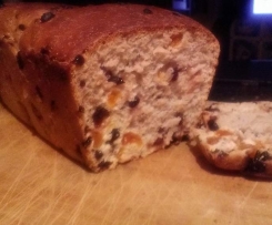 Sourdough fruit loaf