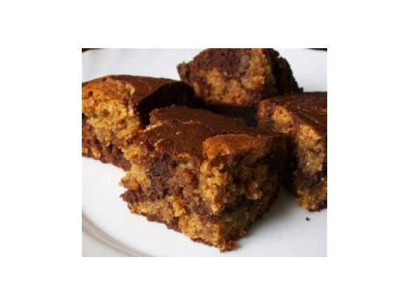 Nut Butter Chocolate Swirl Brownies